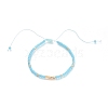 Adjustable Nylon Thread Braided Bead Bracelets BJEW-JB05528-3