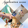 Handmade Millefiori Glass Bead Strands LAMP-LT0001-09B-4