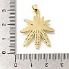 Rack Plating Brass with Cubic Zirconia Pendants KK-Z086-03G-3