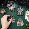 8Pcs Mini Wood Crystal Ball Display Bases AJEW-CN0007-77-3