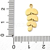 304 Stainless Steel Enamel Pendants STAS-S163-13G-3