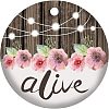 Handmade Porcelain Pendants PORC-WH0005-013-1