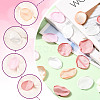 Polyester Artificial Rose Flower Petals AJEW-WH20067-107E-3