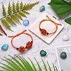 Adjustable Braided Nylon Cord Macrame Pouch Bracelet Making AJEW-SW00013-14-4