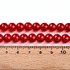 Baking Paint Transparent Glass Beads Strands DGLA-N006-8mm-10-4