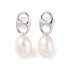 Anti-Tarnish Sterling Silver Stud Earrings EJEW-C087-11C-P-1