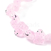 Transparent Glass Enamel Beads Strands GLAA-B021-05I-3
