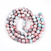 Baking Paint Glass Beads Strands DGLA-N003-10mm-C03-3