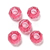 Transparent Resin European Beads RESI-B020-05F-1