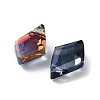 Electroplate Rhombus Glass Beads EGLA-A036-07-2