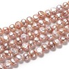 Natural Cultured Freshwater Pearl Beads Strands PEAR-L033-45B-1