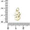 Brass Micro Pave Cubic Zirconia Charms KK-K368-04B-G-3