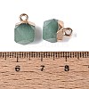 Natural Green Aventurine Pendants G-N359-18G-08-3