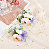 CRASPIRE 1Pc Rose Flower Cloth Lapel Pin AJEW-CP0001-80A-6