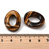 Natural Tiger Eye Pendants G-Z082-01B-3