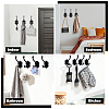 6Pcs Aluminum Wall Mounted Hook Hangers ODIS-JOY0001-02B-6