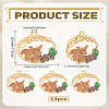 14Pcs Alloy Enamel Pendants ENAM-LP0002-57-2