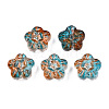 Transparent Spray Painted Glass Beads GLAA-N035-029-G01-1