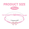 30Pcs Alloy Enamel Link Bracelets BJEW-DC00022-2