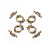Tibetan Style Alloy Toggle Clasps LS-MLF10795Y-NF-2