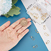 30Pcs Brass Micro Pave Clear Cubic Zirconia Earring Hooks KK-BBC0005-14-3