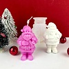 DIY Christmas Santa Claus Silicone Candle Molds XMAS-PW0001-022-1