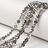 Electroplate Transparent Glass Beads Strands EGLA-A034-T2mm-M13-1