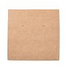 Blank Kraft Paper Earring Display Cards X-CDIS-G005-10-2
