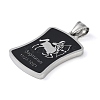 304 Stainless Steel Pendants STAS-O008-01K-2