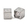 304 Stainless Steel European Beads STAS-D382-02G-P-1