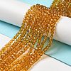 Transparent Glass Beads Strands EGLA-A035-T4mm-D04-2