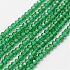 Synthetic Gemstone Strands G-P270-2mm-26-1