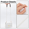 3Pcs 2 Style PU Leather Shoulder Strap & ABS Plastic Imitation Pearl Bag Chain Straps FIND-WR0009-25-3