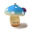 Mushroom Resin Big Pendants CRES-B013-A03-1
