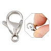 Tarnish Resistant 316 Surgical Stainless Steel Lobster Claw Clasps STAS-316-FL15A-3