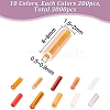 10 Style Glass Bugle Beads SEED-HY0001-05A-2