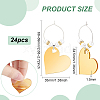 24Pcs Mirror Surface Acrylic Wine Glass Charms AJEW-BC00008-2