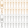 40Pcs 2 Colors Zinc Alloy Swivel Clasps FIND-SP0004-27-1