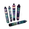 Natural Colorful Fluorite Pointed Prism Bar Home Display Decoration G-PW0007-098D-4