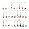 Natural & Synthetic Mixed Gemstone Keychain KEYC-P010-A-1