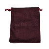 Velvet Jewelry Drawstring Storage Pouches ABAG-P013-02D-04-1