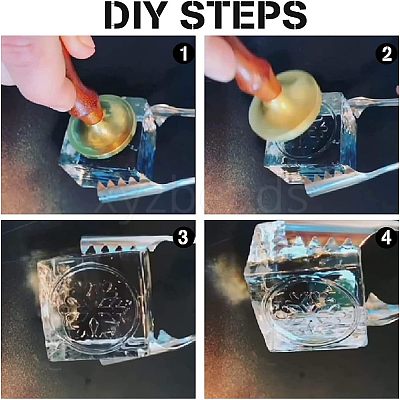 1Pc Brass Stamp Head DIY-OC0008-30B-1
