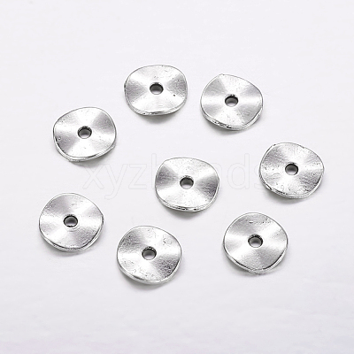 Antique Silver Disc Beads X-LF9350Y-NF-1