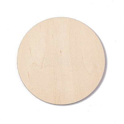 Wooden Carved Cup Mats AJEW-P103-01J-1