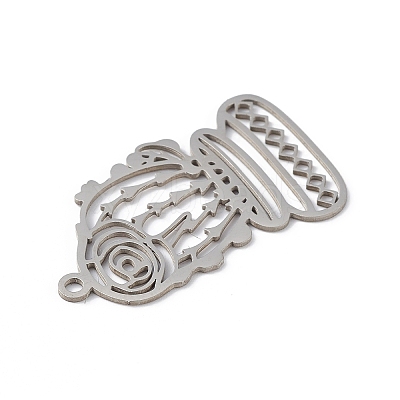 Non-Tarnish 201 Stainless Steel Pendants STAS-K250-10P-1