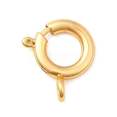 Brass Spring Ring Clasps KK-D407-20G-C-1