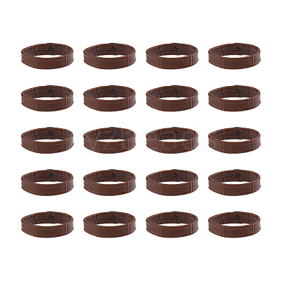 20Pcs Leather Watch Strap Bezel AJEW-FH0005-08B-1