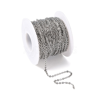 Tarnish Resistant 304 Stainless Steel Cable Chains CHS-Q001-07-1