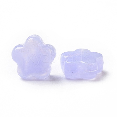 Opaque Acrylic Beads X-OACR-E014-13H-1