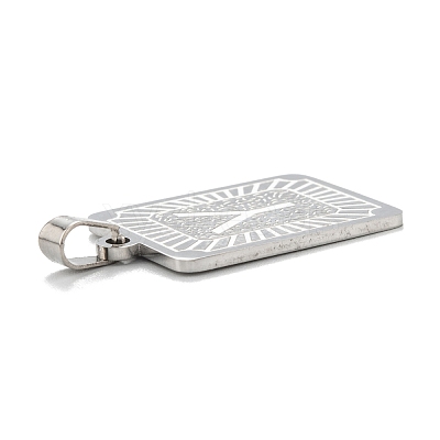 Non-Tarnish 304 Stainless Steel Pendants STAS-K216-48Y-P-1